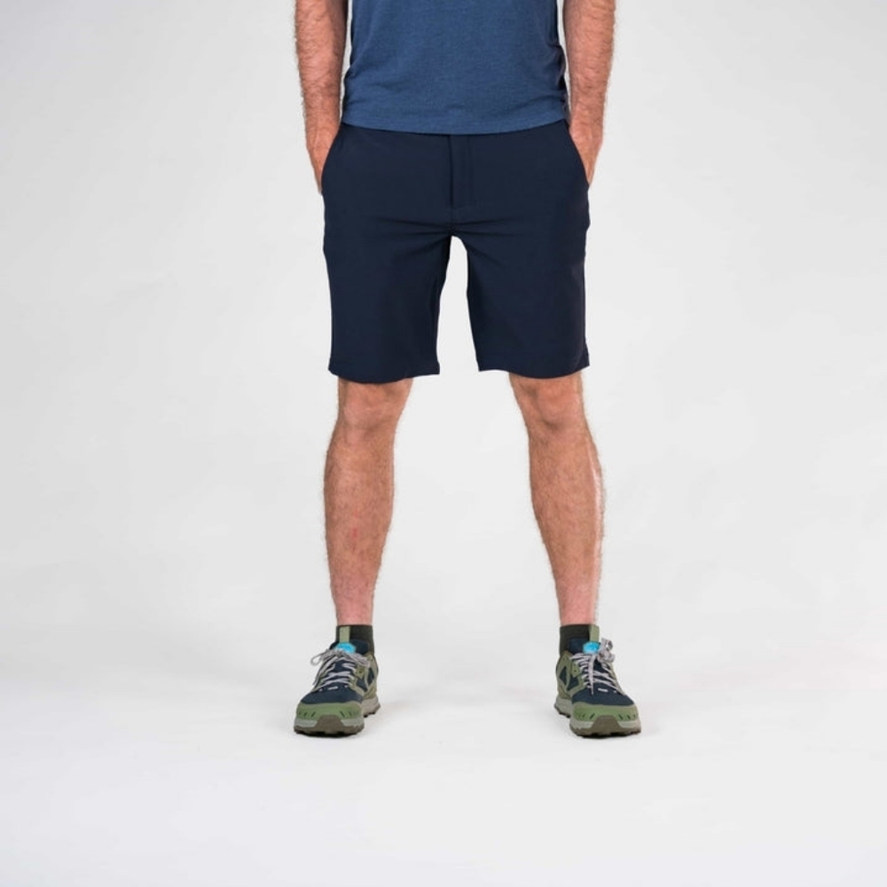 TEREN‎ Daily Driver Shorts 9-inch Navy Magnetic Button Outdoor